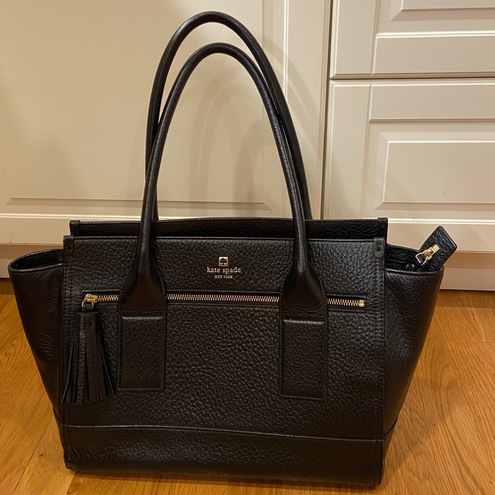Kate Spade structured purse (black)